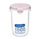 thumbnail image 1 of Bearachild Plástico Sellado Latas Cocina Caja Almacenaje Transparente Food Bote Keep Fresh Organizadores de utensilios de cocina rosado SG Bearachild HA0062-10B, 1 of 6