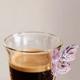 thumbnail image 4 of Butterfly Glass Coffee Cup: A Great Item For A Light Atmosphere, 4 of 8