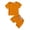 Orange, variant on MXIEZI Summer T Shirt 2PCS Outfit for Infant Baby Boys 0-4 Years Cute Newborn Toddler Set Cotton Solid Colour Short Sleeve Shorts for Boys