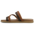 thumbnail image 3 of Journee Womens Colette Slide Flat Sandals, Widths Available, 3 of 10