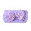 JLMSPLWG Baby Lace Bows Headbands Infant Girls Daisies Prints Hairband Soft Breathable Bowknot Headwrap for Toddlers Cute Floral Hair Accessory