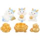 thumbnail image 4 of Adorable Dragon Figurine for Decor Made of Resin with Vivid Cartoon Design Mini Desktop Decor 6 pcs, 4 of 5