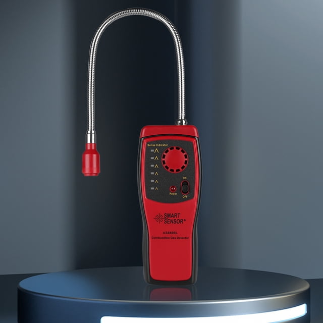 Detector de fugas de gas Probador de fugas de gas combustible Medidor de ubicación de fugas de gas natural portátil Uso en la cocina
