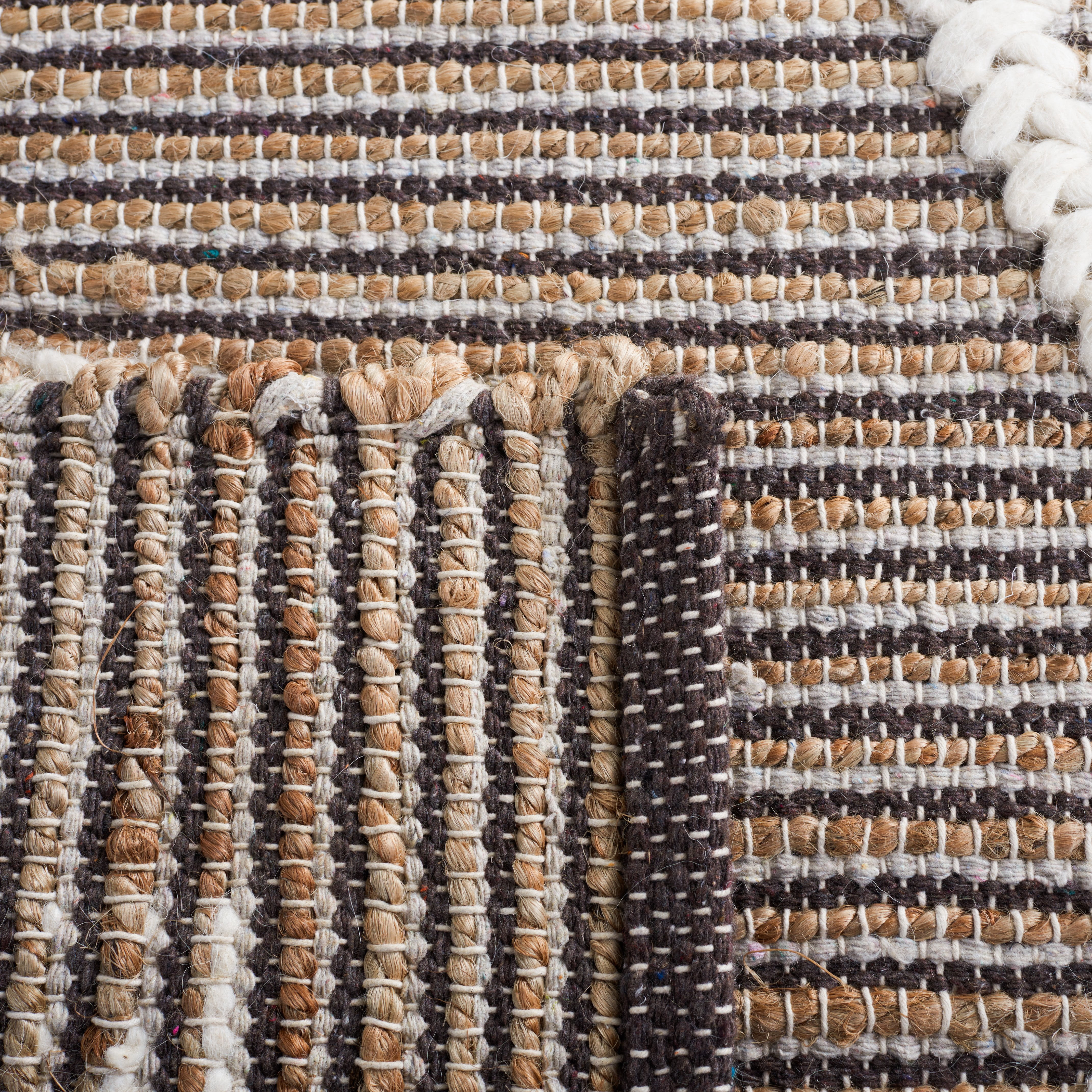 SAFAVIEH Natural Fiber Marissa Geometric Area Rug, Natural/Ivory, 6' x 9'