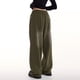 thumbnail image 4 of Pantalones deportivos retro americanos para mujer, primavera y otoño, cintura alta, pierna ancha, adelgazantes, pantalones rectos de otoño e invierno, pantalones deportivos casuales de diseño versátil, 4 of 6
