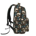thumbnail image 3 of Gaeub Cute Alpaca Ergonomic Lightweight Laptop Backpack - Multiple Pockets for School, Work, Travel, Outdoor Activities -One Size, 3 of 5