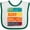 White and Green, variant on Inktastic EMT Doctor Dispatcher Eat Sleep Save Lives Repeat Boys or Girls Baby Bib