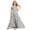 dress 2#Grey, variant on oqasdz Girls Dresses Ruffled Tiered Solid Color Formal Dress Strapless Crisscross Bodice for Kids Pageant Prom Dress