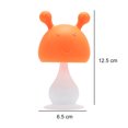 thumbnail image 5 of Sonajero para bebé, juguetes para la dentición, mordedor para dedos antimordeduras, juguete para bebé naranja A Ehuebsd libre de BPA, 5 of 5
