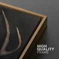 thumbnail image 5 of IDEA4WALL Framed Canvas Print Wall Art Set Rustic Antler Skull Pattern Prints Dark Dramatic Black Vintage-Inspired Deer and Elk Antlers Illustrations Minimal for Home Decor - 24"x36"x2 Natural, 5 of 5