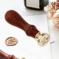 thumbnail image 7 of OUNONA Wax Seal Stamp Set with Wood Handle and Copper Seal, Wax Sealing Kit for Letters and Invitations, 7 of 7