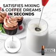 thumbnail image 2 of Espumador de leche Zulay Kitchen Milk Boss Electric Rojo, 2 of 7