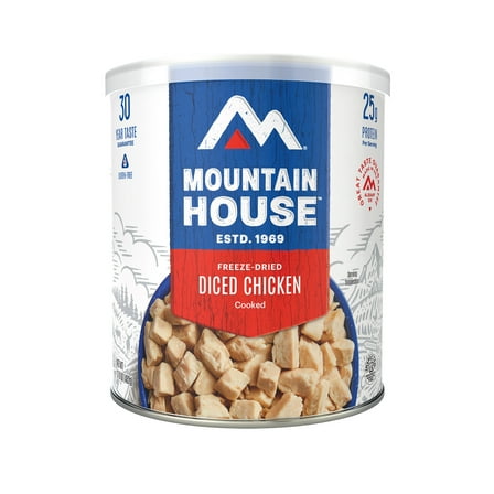 Mountain House Freeze Dried Diced Chicken, 14 Servings