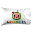 thumbnail image 2 of Cocomelon Animals Kids 4-Piece Full Sheet Set, 100% Polyester, White, Moonbug, 2 of 6