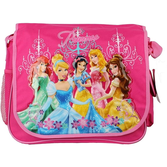 Disney Princess by Disney Women's Adjustable Shoulder Strap Messenger Bag, Multi-Color