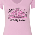 thumbnail image 4 of Inktastic Tiara 50th Birthday Queen Women's V-Neck T-Shirt, 4 of 5