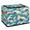 Multicolor 4, variant on CURLYOOT Ocean Waves Starfish Shell Storage Bin with Zipper Lid, Fabric Storage Basket with Handles, Decorative Foldable Storages Box Clothes Organizer for Closet, Shelf