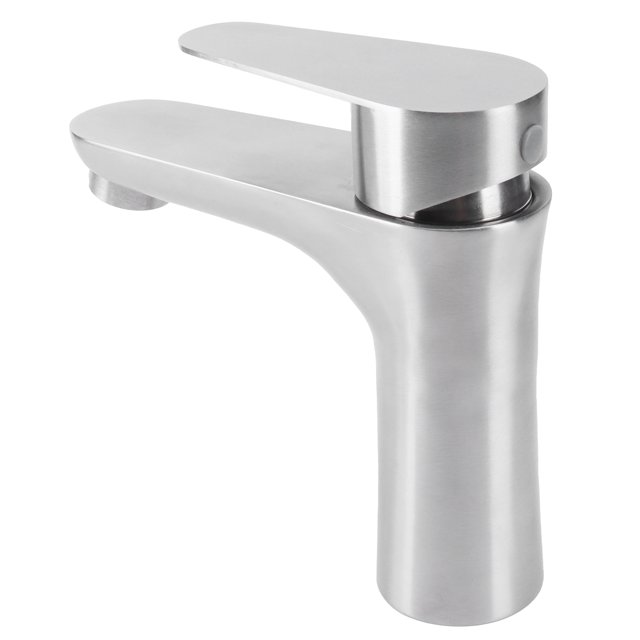 Bathroom Sink Faucet, Single Hole Single Handle Sink Faucet 304 Stainless Steel for Bathroom Use