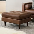 thumbnail image 2 of Eon Leather Ottoman, 2 of 3