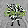 thumbnail image 2 of Beetlejuice Showtime Unisex Adult Pull-Over Hoodie,Athletic Heather, Small, 2 of 6