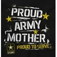 thumbnail image 2 of Military Logo Proud US Army Mother Women Crewneck Sweatshirt Brisco Brands S, 2 of 6