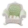 thumbnail image 2 of Casa de muñecas en miniatura de lujo con sofá individual de 10 x 8,5 cm, juguete versátil para jugar a las casitas. Verde claro, 2 of 9