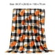 thumbnail image 3 of Manta de Franela con Estampado de Calabazas y Girasoles, Ideal para Siestas, Viajes y Como Edredón Portátil., 3 of 7