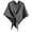 Dark Gray, variant on Women's Chic Shawl with Loop, Soft Oversized Scarf Wrap for Daily Wear, Solid Color Versatile Poncho Style