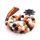 thumbnail image 3 of A Suspensión de puerta moldeada borla de cuerda de algodón de Halloween con cuentas de madera vibrantes, 3 of 5
