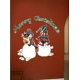 thumbnail image 2 of Wallhogs Schmeltzer Snowpeople Shopping Cutout Wall Decal, 2 of 2