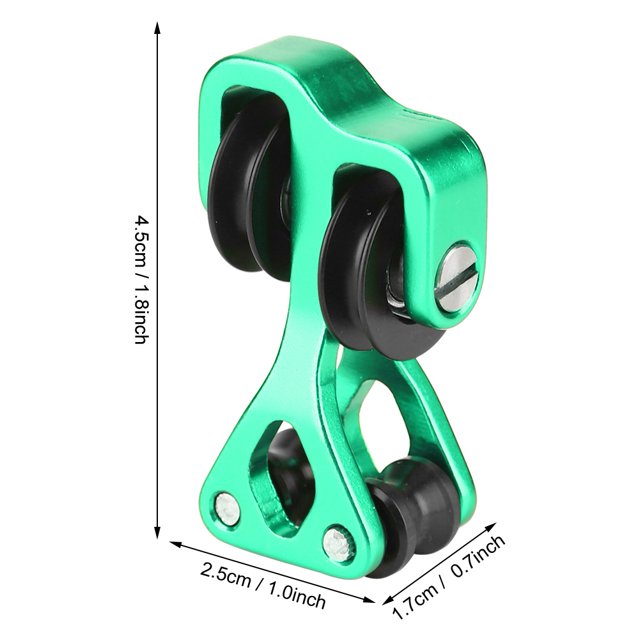 aleación De Aluminio Tiro Con Compuesto Cable Deslizante Cuerda Divisor Rodillo Deslizante Con Rueda De Baja Fricción