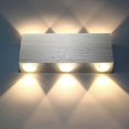 thumbnail image 2 of SZTXJ 6w Led Indoor Wall Sconce Modern Square Up And Down Aluminum Wall Lamp Cool White Lighting, 2 of 5