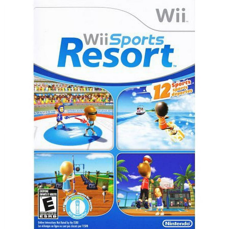 Restored Wii Console Black With Wii Sports & Wii Sports Resort