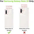 thumbnail image 2 of Coque Galaxy Note 10, Coupe Slim Protection Antichoc Légère Pare-Chocs Doux TPU + Étui de Protection Hybride Rigide pour Galaxy Note 10 (Écran 6,3") 2019 - Chevron Jaune, 2 of 8