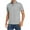 Gray, variant on Mens Plus Size Shirts Casual Slim Turndown Collar Solid Short Sleeve T Shirt Tops Blouse