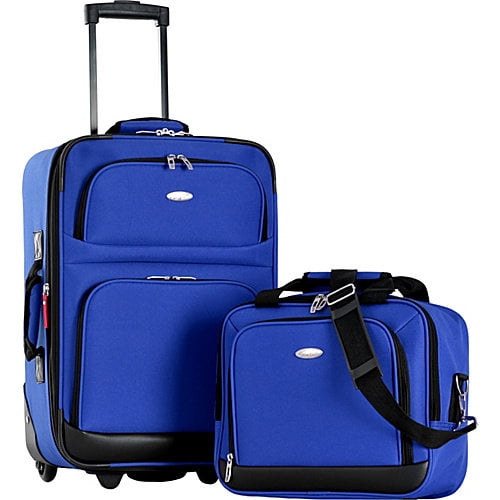 Olympia USA Let's Travel! 2Pc CarryOn Luggage Set