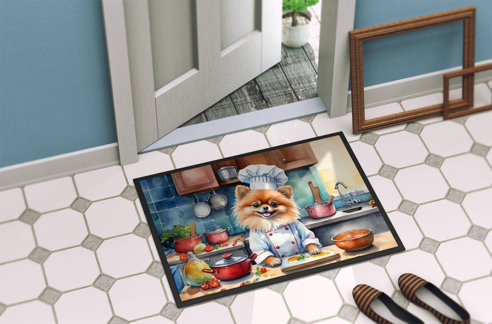 Yorkie Yorkshire Terrier The Chef Doormat