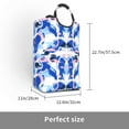 thumbnail image 3 of XMXY Blue Graffiti Rectangular Laundry Basket Organizer,Collapsible Tall Clothes Hampers for Laundry with Handles, 3 of 6