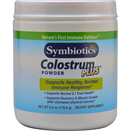 - Symbiotics Colostrum Plus Powder, 6.3 Oz