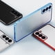 thumbnail image 2 of Funda transparente de silicona con marco cuadrado chapado de lujo para Samsung Galaxy S21 FE S21 S22 S23 Ultra Plus 5G, funda trasera transparente Deng Xun unisex, 2 of 2
