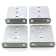 thumbnail image 3 of Red Hound Auto 4 L Type Bunk Bracket 6 Inches Tall Hot Dipped Galvanized Boat Trailer Brackets Set, 3 of 10