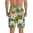 thumbnail image 3 of Kdxio Construction Machinery1 Print Mens Sleep Shorts Bottoms Soft Comfy Pajama Wear Pants with Drawstring Pockets, 3 of 7