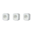 thumbnail image 4 of QualitChoice Food Cover Bag Storage Box Container Wall Punch-free Space-saving Dustproof For Bathroom Organizers White 3PCS, 4 of 6