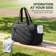 thumbnail image 5 of Women’s Tennis Tote Bag – 3-in-1 Crossbody Tennis Bag for 2 Rackets w/ Shoe Compartment & Wet Bag, Gym & Pickleball, 5 of 9