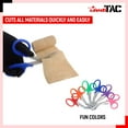 thumbnail image 4 of MediTac Autoclavable Paramedic Utility Bandage Shears 7.25" - Blue - 01 per Pack, 4 of 4
