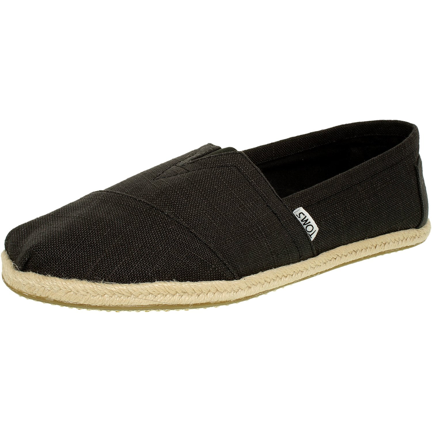 Toms Men's Alpargata Linen Black AnkleHigh Fabric Flat Shoe 12M Walmart Canada