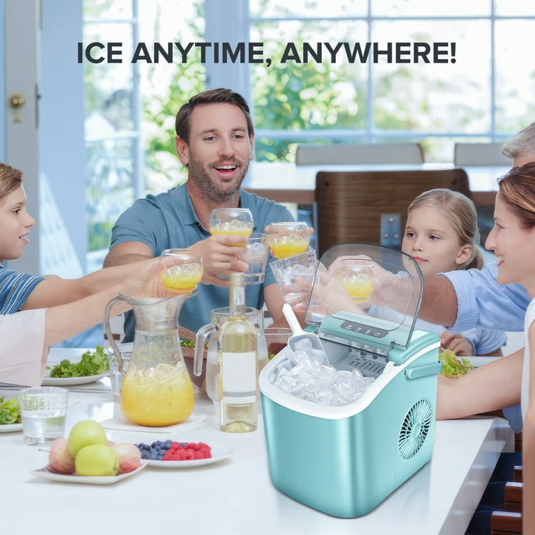 Auseo Nugget Ice Maker Countertop with Soft Chewable Pellet Ice,  Self-Cleaning, LED Display, 44lbs/24H, Suitable for Home/Kitchen/Bar/Party  Black 