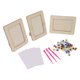 thumbnail image 5 of Marcos de fotos de madera para manualidades marco de fotos de madera diy kit de marco de fotos de bricolaje 3Set DIY Kit de fabricación de marcos de fotos de madera Marcos de ANGGREK Otros, 5 of 8