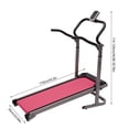 thumbnail image 4 of Aiqidi Manual Running Exercise Treadmill, Pink, 264.55 lb, 4 of 12