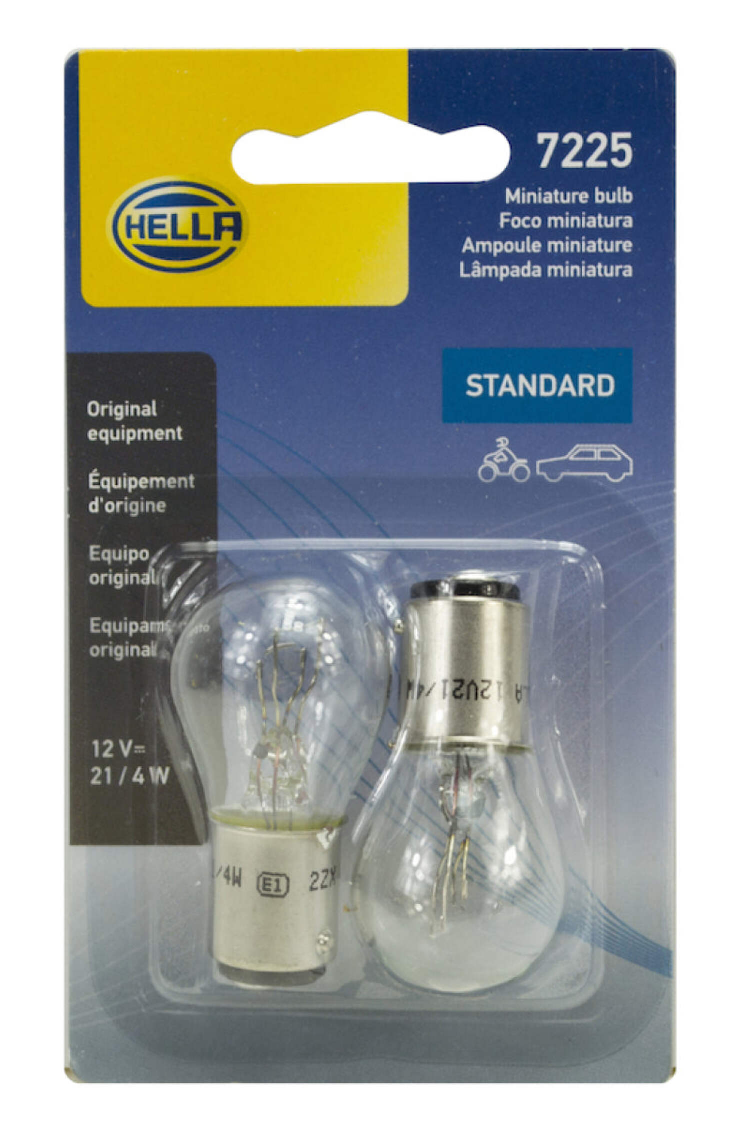 Hella 7225Tb Hella Turn Signal Light Bulb 7225Tb